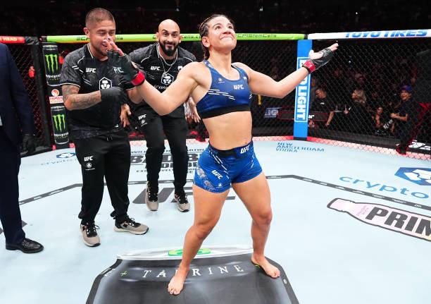 Ailin Perez remporte sa troisième victoire consécutive à l'UFC | UFC 302