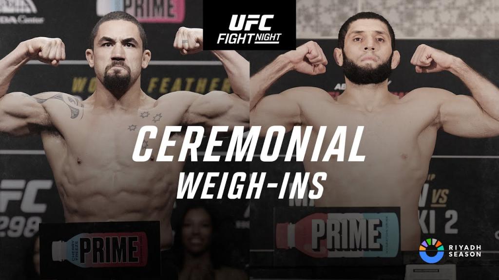 UFC on ABC 6 - La pesée cérémoniale | Riyadh