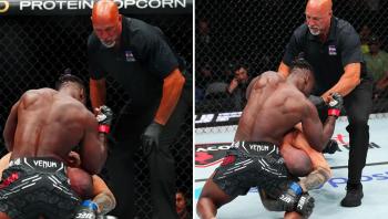 Abdul Razak Alhassan accuse Cody Brundage de simulation | UFC on ESPN 59