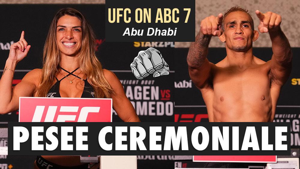 UFC on ABC 7 - La pesée cérémoniale | Abu Dhabi