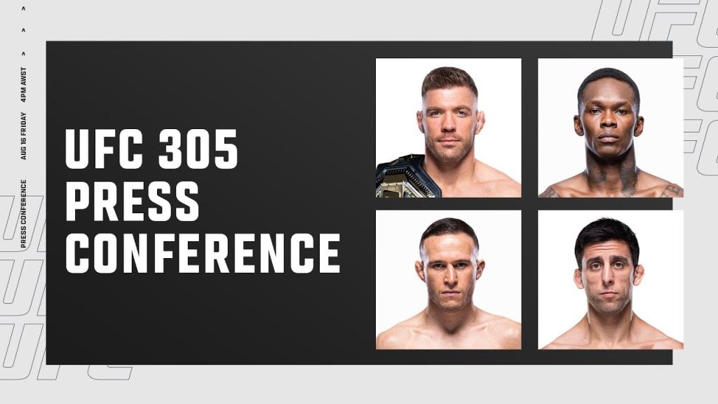 UFC 305 - Conférence de presse d'avant combat | Perth