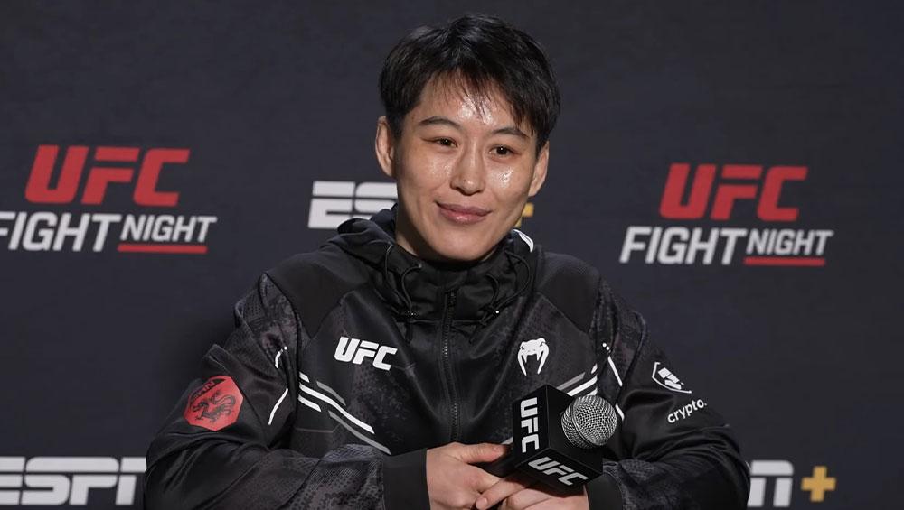 Wang Cong a exprimé sa confiance en ses capacités à battre Valentina Shevchenko | UFC on ESPN 62