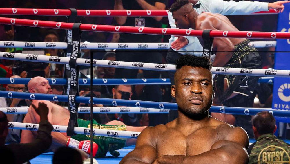 Francis Ngannou garde l'œil sur Fury, Wilder et Usyk, malgré la défaite contre Joshua