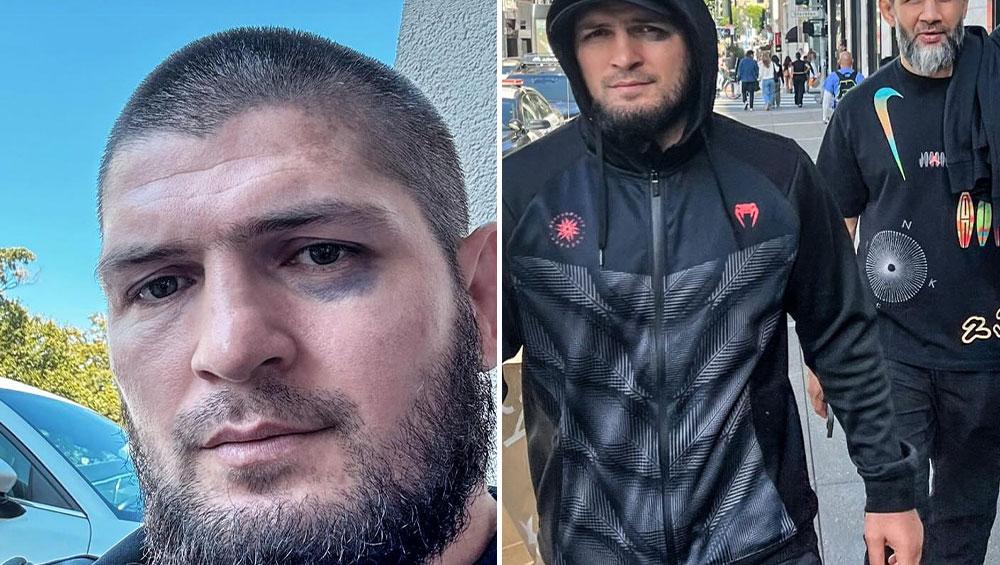 Khabib Nurmagomedov ironise sur son âge en dévoilant une blessure lors de son retour à l'entraînement