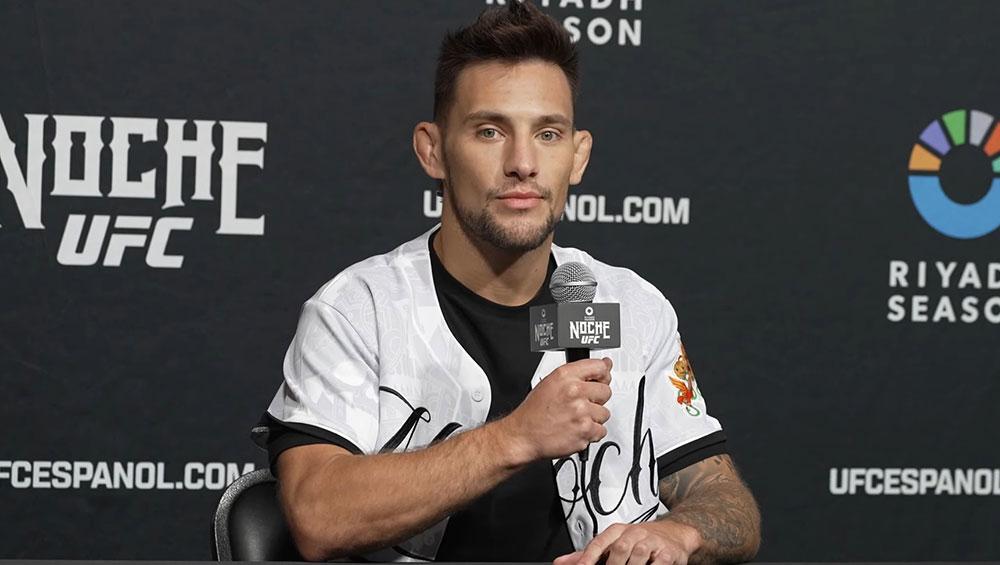 Esteban Ribovics, qui vient de signer un nouveau contrat UFC et souhaite capitaliser sur sa récente victoire | UFC 306