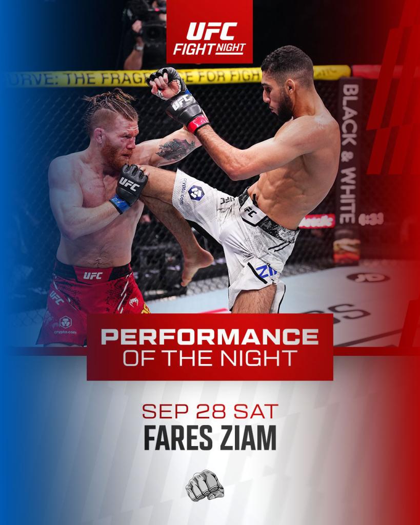 UFC on ESPN+ 101 - Bonus de combat | Paris