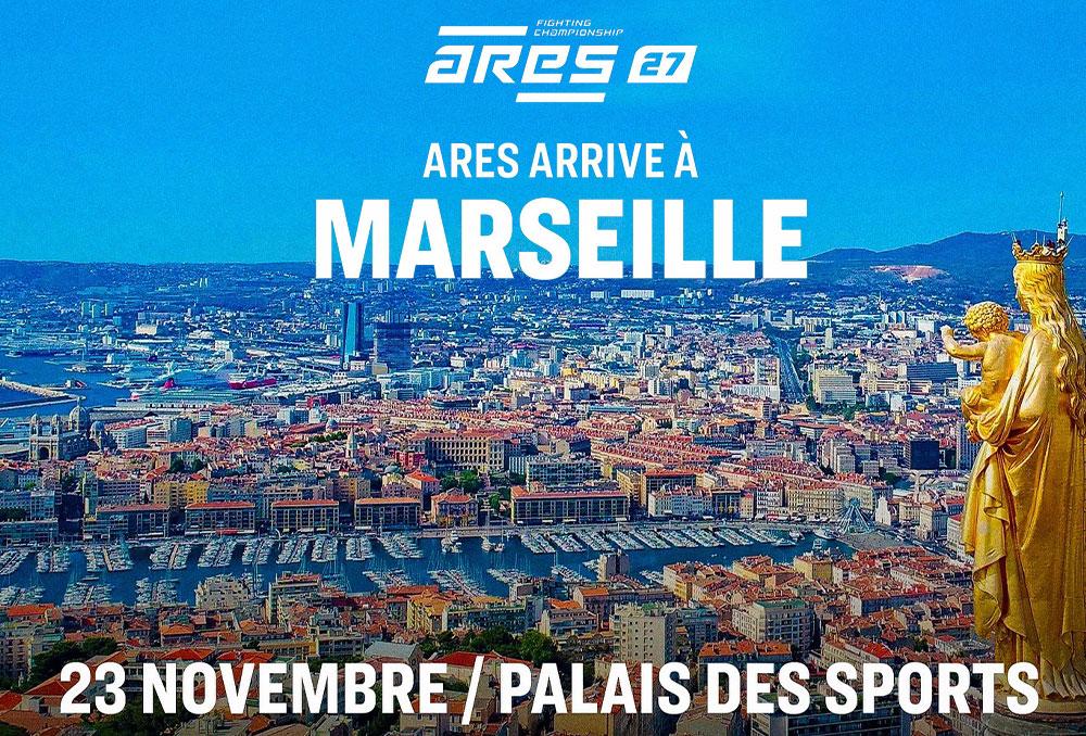 Préparez-vous pour l’Ares 27 le 23 novembre à Marseille au Palais des Sports