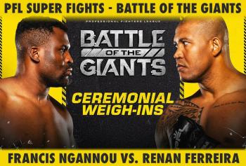 PFL Super Fights - La pesée cérémoniale | Battle of the Giants