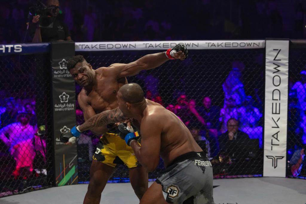 PFL Super Fights - Francis Ngannou détruit Renan Ferreira par TKO au round 1 | Battle of the Giants