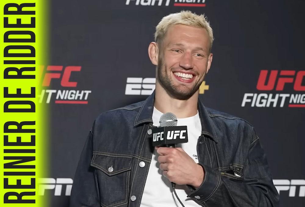 Reinier de Ridder : Un premier combat à l’UFC pour marquer les esprits contre Gerald Meerschaert | Las Vegas