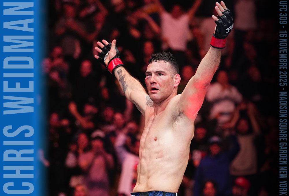 Chris Weidman prêt à surprendre ses fans à l'UFC 309 contre Eryk Anders | New York