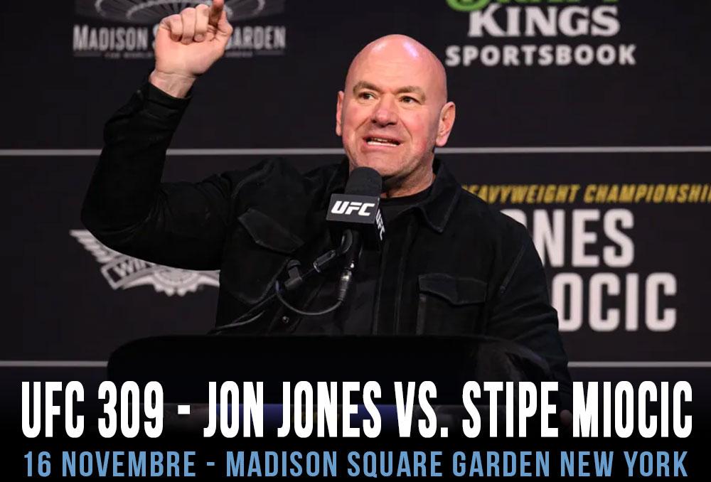 Dana White a révélé que le vainqueur entre Jon Jones et Stipe Miocic affrontera Tom Aspinall | New York