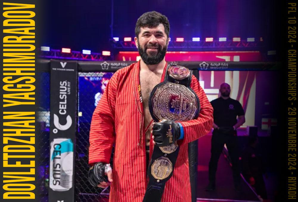 Dovletdzhan Yagshimuradov assomme Impa Kasanganay en moins d'une minute au PFL Championship 2024 | Riyadh