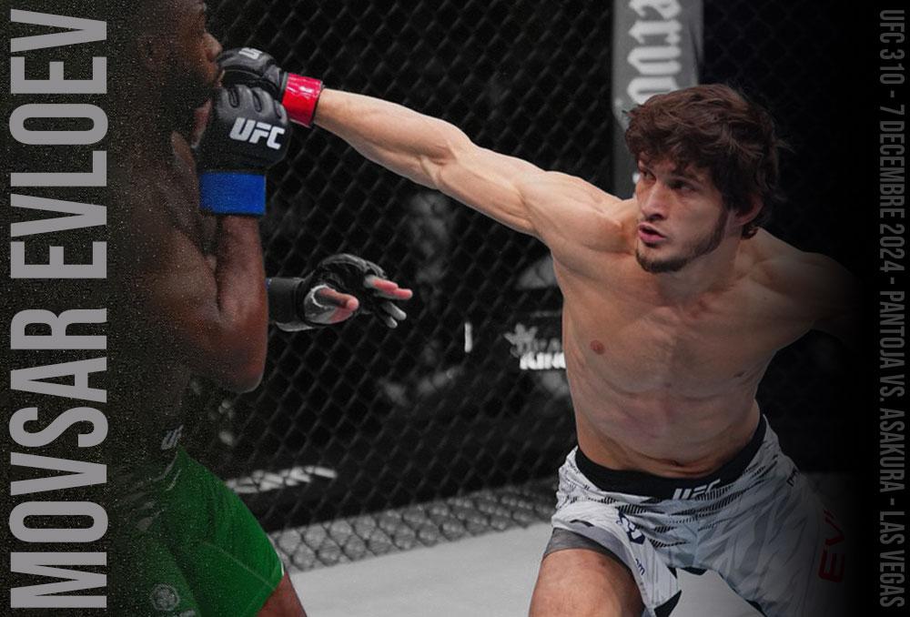 UFC 310 - Movsar Evloev bat Aljamain Sterling par décision unanime dans un duel intense | Las Vegas