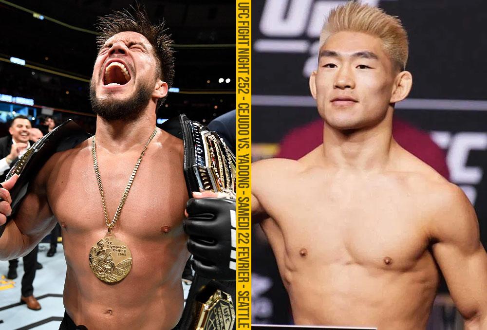 Henry Cejudo vs Song Yadong : Tête d’affiche de l’UFC Seattle le 22 février 2025