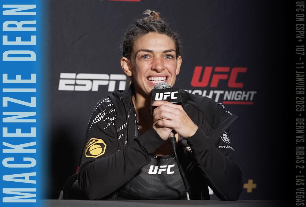 Mackenzie Dern affiche ses ambitions mesurées, privilégiant l'évolution à la course au titre | Las Vegas