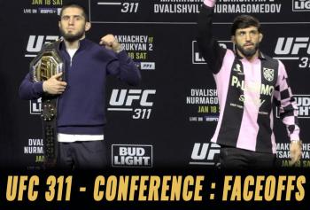 UFC 311 - Conférence de presse d'avant combat : faceoffs | Los Angeles