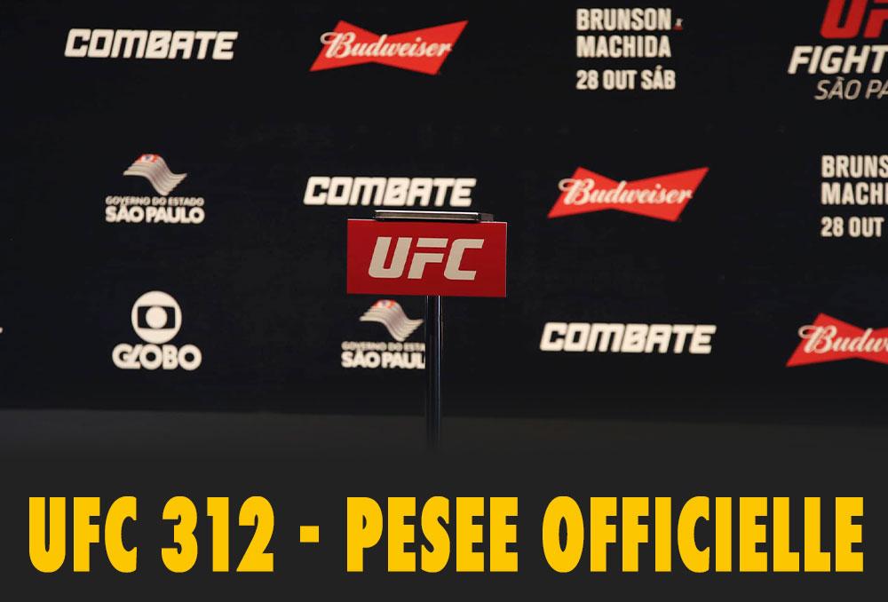 UFC 312 - La pesée : résultats, vidéos, faceoffs | Sydney