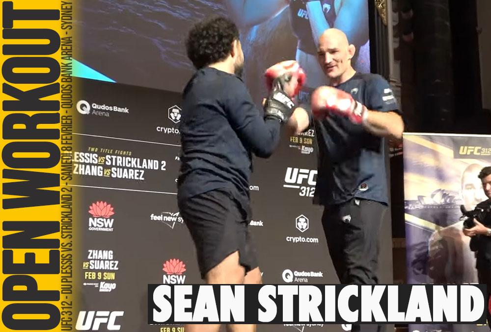 UFC 312 - Sean Strickland : Open Workout - Highlights | Sydney