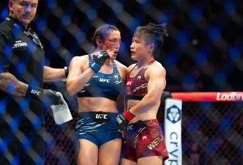 Tatiana Suarez, battue par Zhang Weili à l'UFC 312, exprime sa gratitude et sa détermination