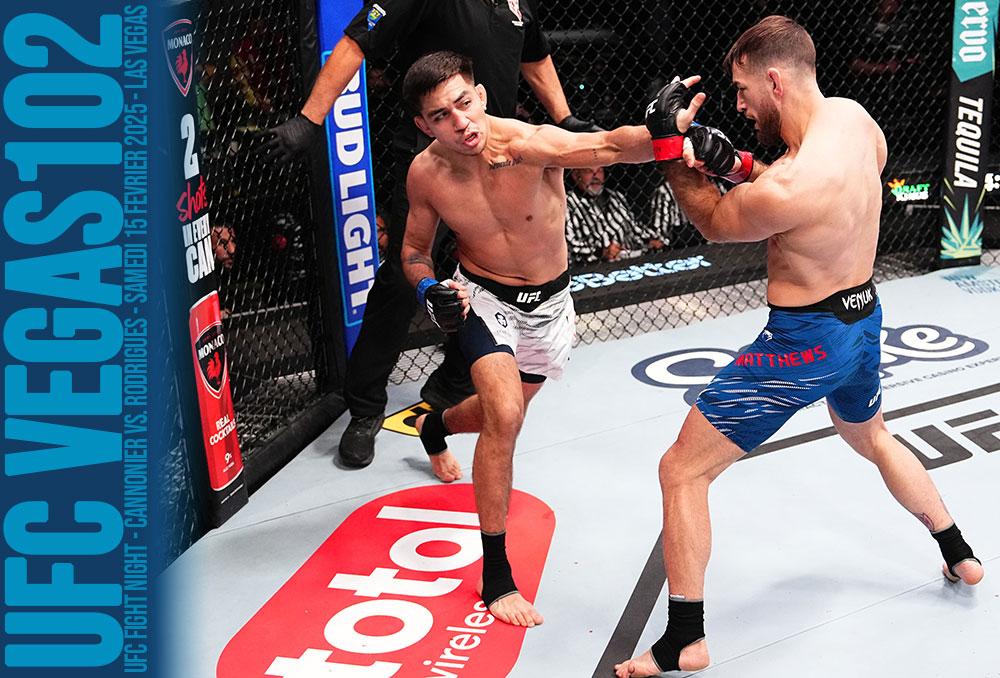 Jose Delgado brille pour ses débuts à l’UFC et s’impose par KO face à Connor Matthews à l’UFC Vegas 102 | Las Vegas