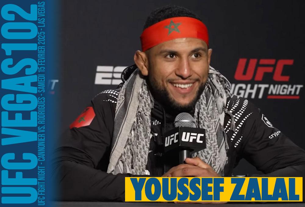 Youssef Zalal souhaite se mesurer à Yair Rodríguez et Brian Ortega pour s'imposer parmi l'élite de l'UFC | Las Vegas