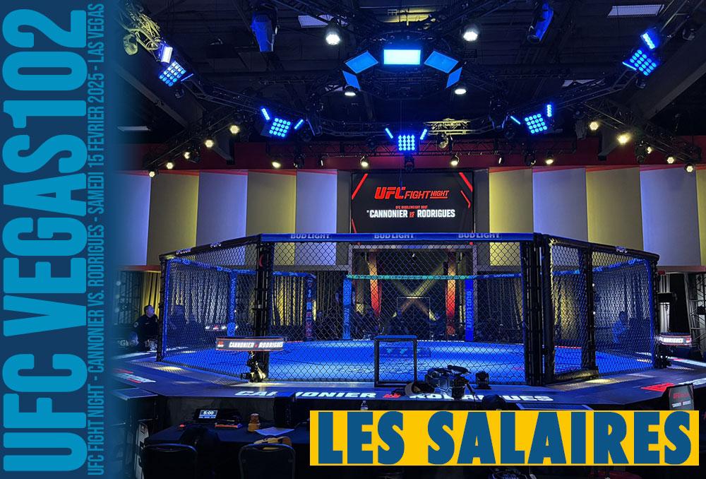 UFC on ESPN+ 109 - Les salaires (estimation) | Las Vegas