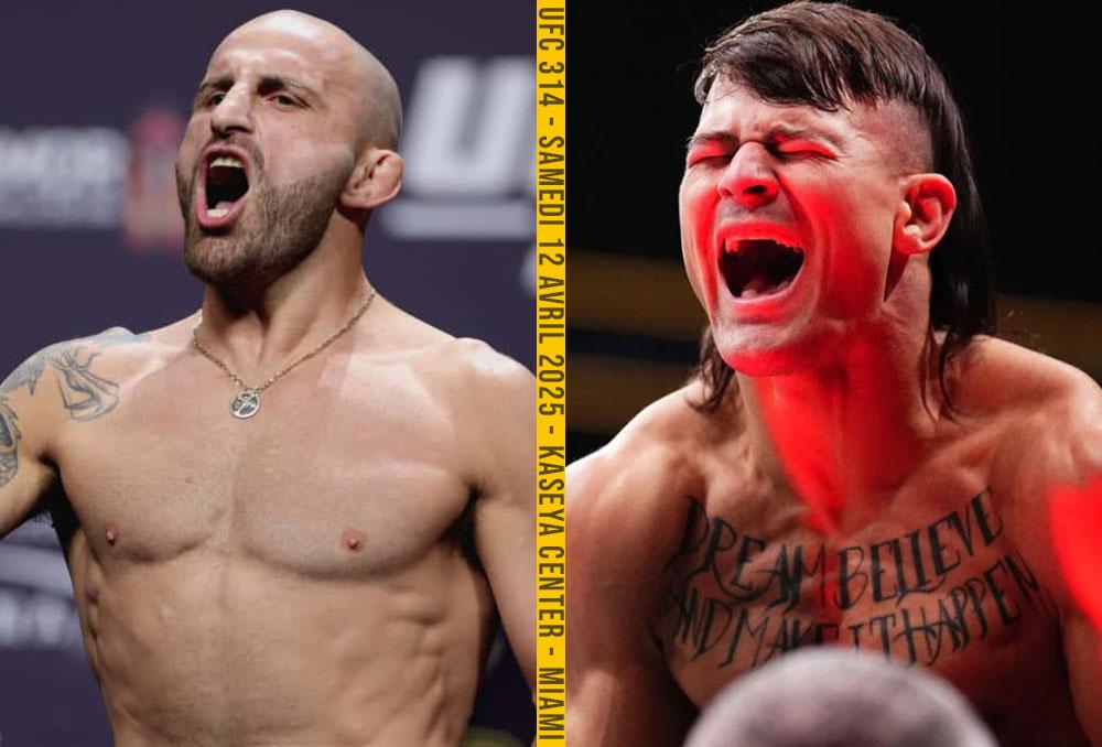 Alexander Volkanovski affrontera Diego Lopes pour le titre des poids plumes vacants en tête d’affiche de l’UFC 314