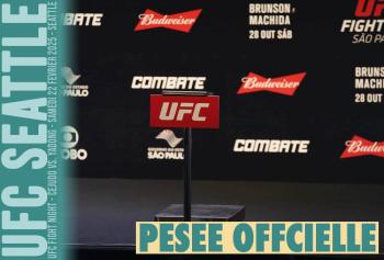 UFC ON ESPN+ 110 - La pesée : résultats, vidéos, faceoffs | Seattle