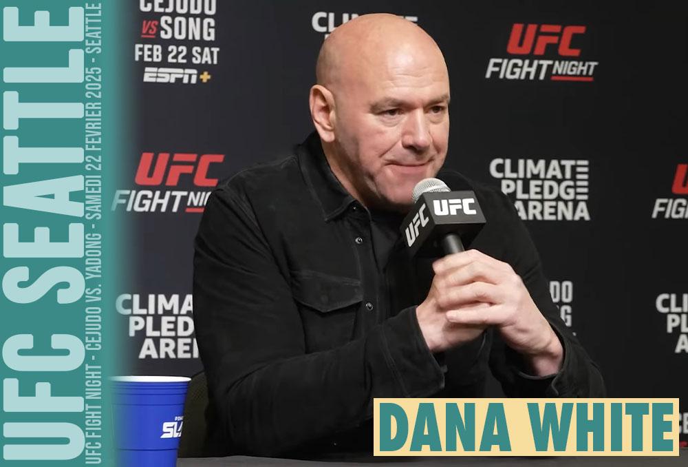 Dana White clarifie la position de l'UFC sur les champions à deux ceintures et leur activité en 2025 | Seattle