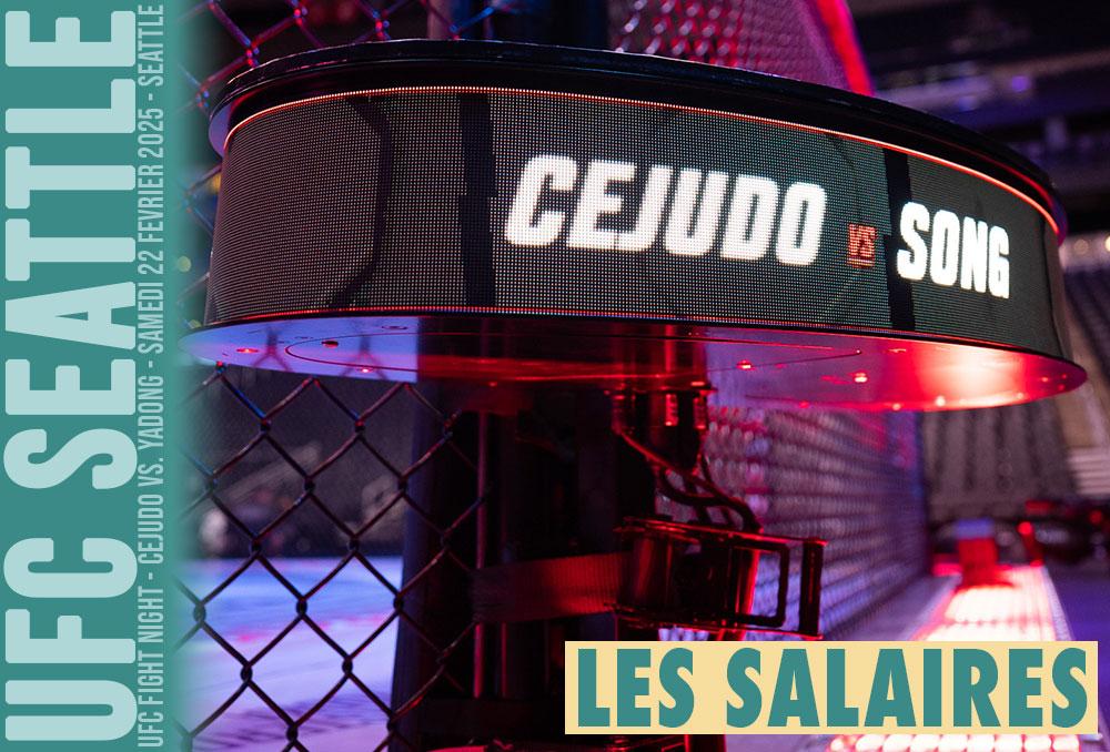 UFC on ESPN+ 110 - Les salaires (estimation) | Seattle