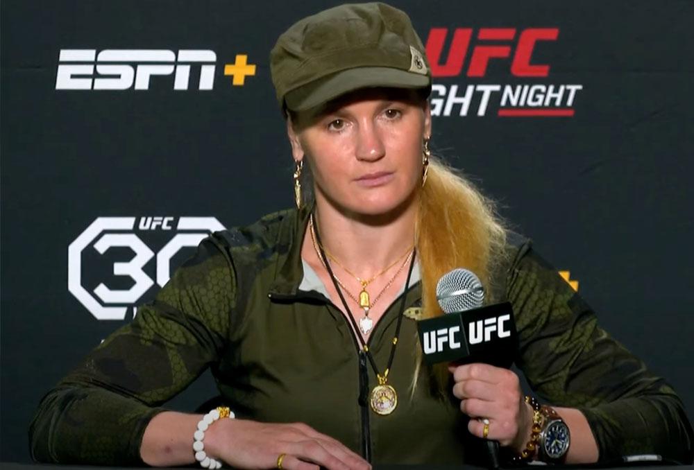 Valentina Shevchenko veut d’abord battre Manon Fiorot avant d’envisager un combat de prestige contre Weili Zhang