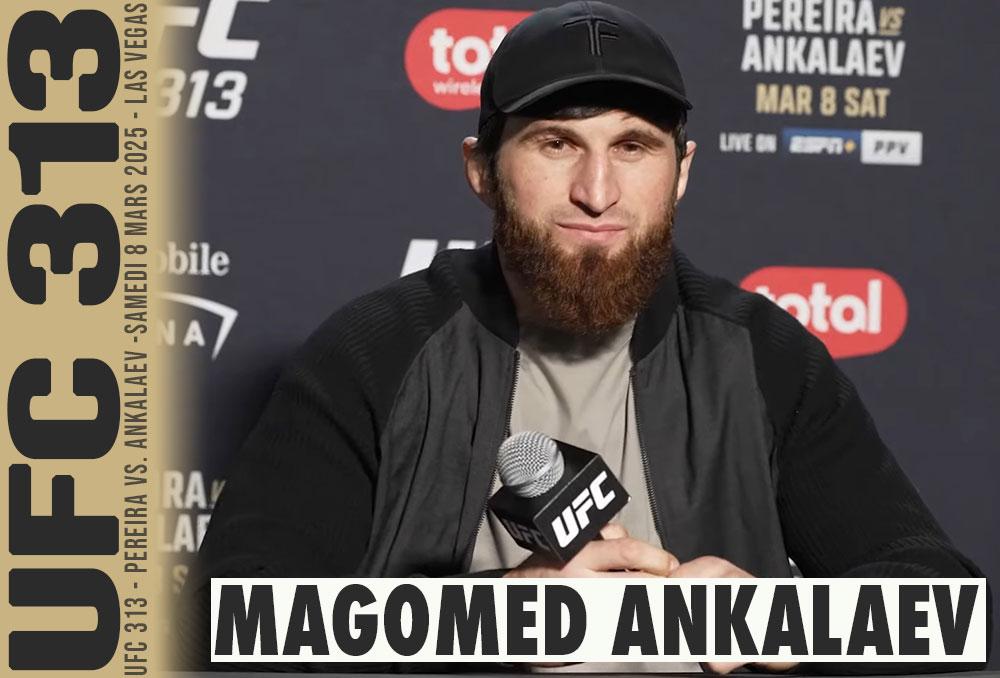 Magomed Ankalaev garde le mystère sur sa stratégie contre Alex Pereira à l'UFC 313 | Las Vegas