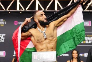 Belal Muhammad demande à l'UFC de rétablir le drapeau palestinien sur son profil officiel