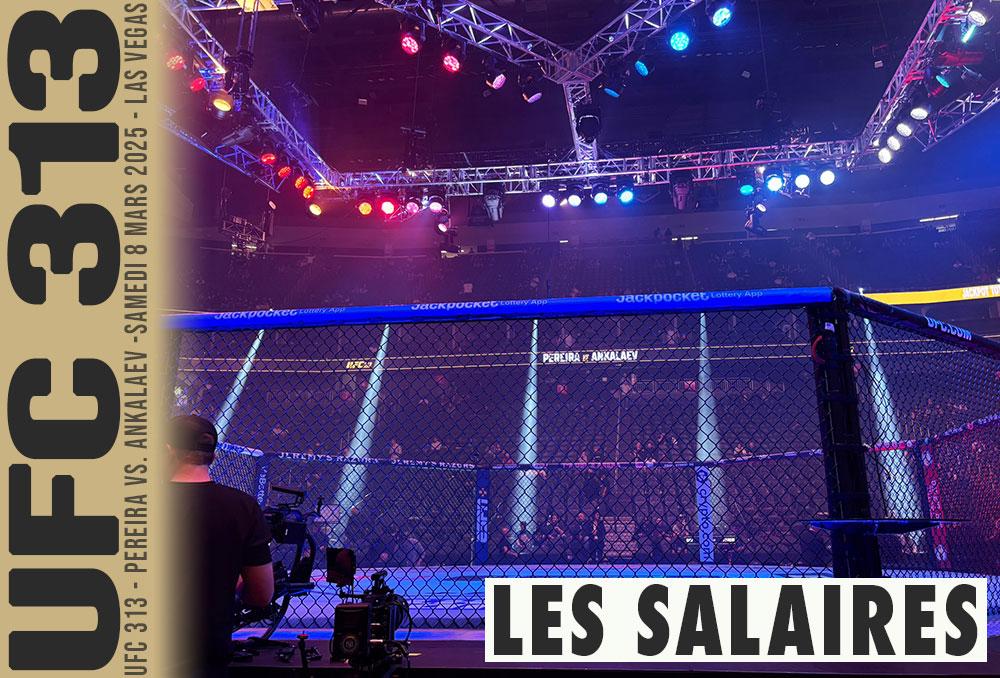 UFC 313 - Les salaires (estimation) | Las Vegas