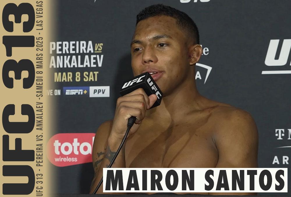 Mairon Santos critique les juges après sa victoire controversée à l'UFC 313 | Las Vegas