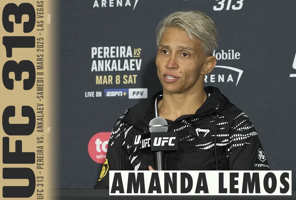 Amanda Lemos assure que sa victoire à l’UFC 313 la remet sur la route du titre des poids pailles | Las Vegas