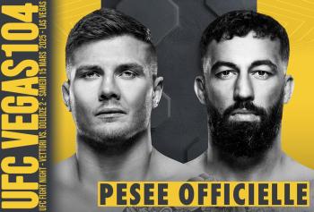 UFC on ESPN+ 112 - La pesée : résultats, vidéos, faceoffs | Las Vegas