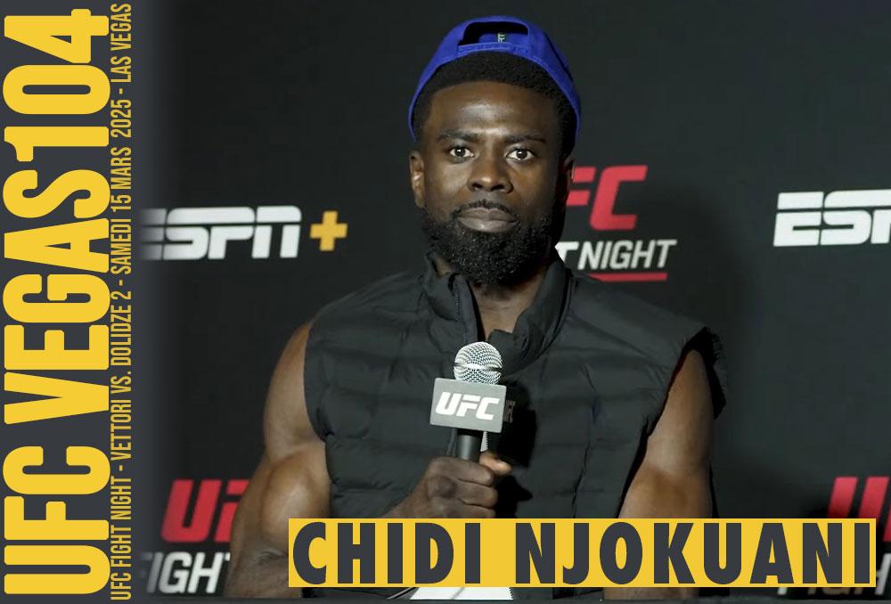 Chidi Njokuani veut marquer les esprits à l'UFC Fight Night 254 face à Elizeu Zaleski dos Santos | Las Vegas