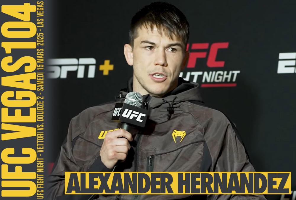 Alexander Hernandez : 2025, un tournant à l'UFC, “Constance et Victoires Impératives” | Las Vegas