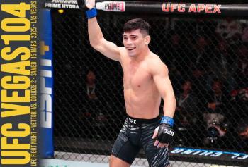 Kevin Vallejos impressionne pour ses débuts à l'UFC avec un TKO au premier round contre Seung Woo Choi | Las Vegas