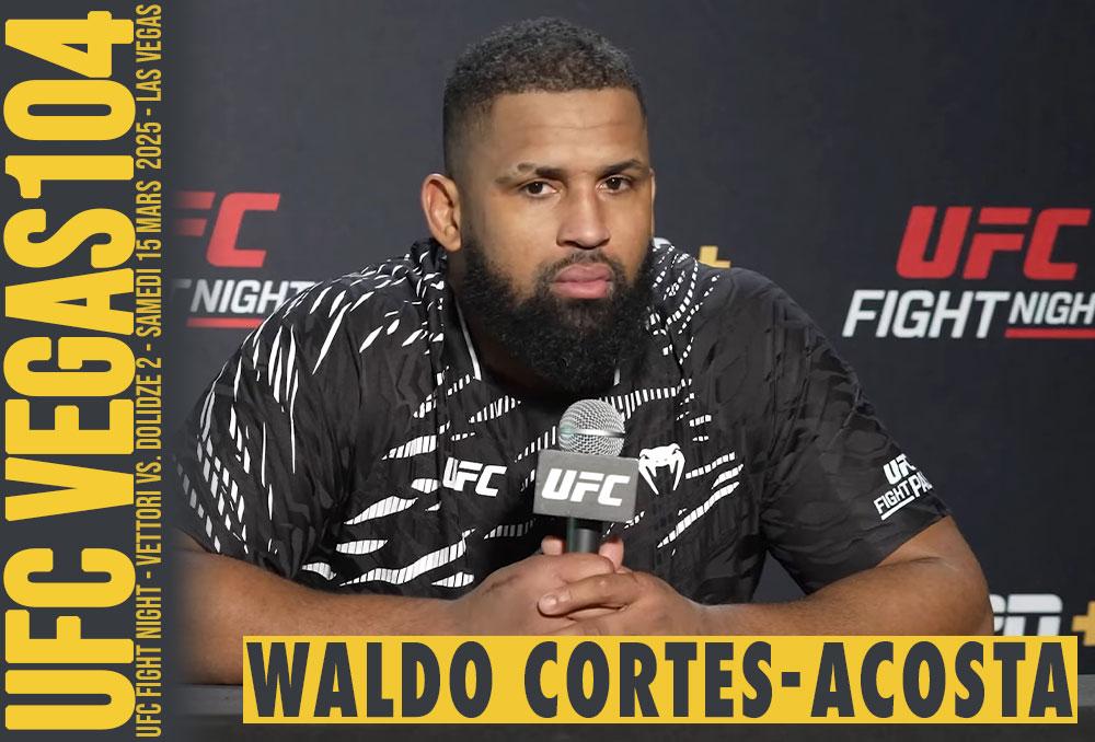 Waldo Cortes-Acosta vise Derrick Lewis ou Tai Tuivasa après sa victoire à l'UFC Fight Night 254 | Las Vegas