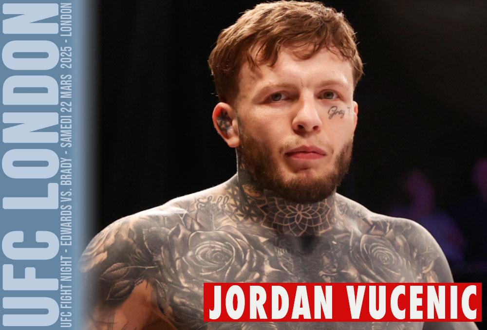 Jordan Vucenic face à Chris Duncan à l'UFC Londres : une étape clé dans sa quête de succès | London