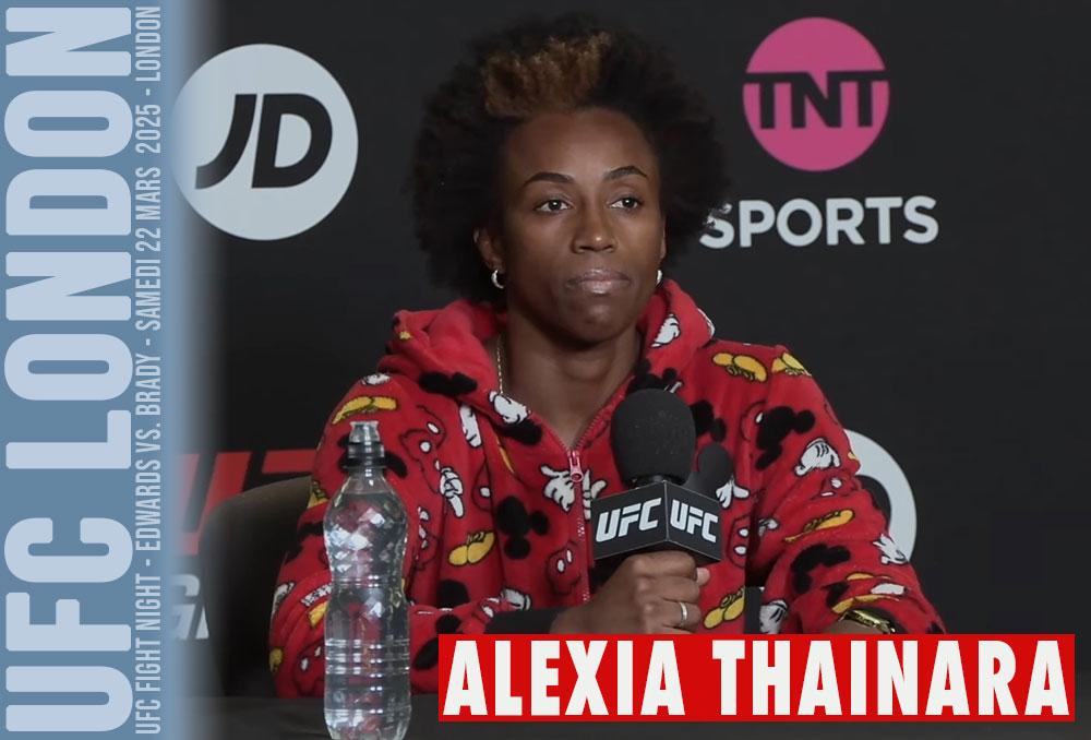 Débuts à l’UFC pour Alexia Thainara : un choc face à Molly McCann devant un public hostile | London