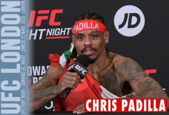 Chris Padilla, vainqueur à l'UFC Londres, lance un défi aux meilleurs Européens | London