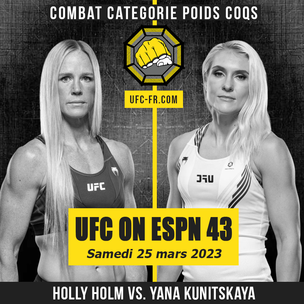 UFC ON ESPN 43 - Holly Holm vs Yana Santos
