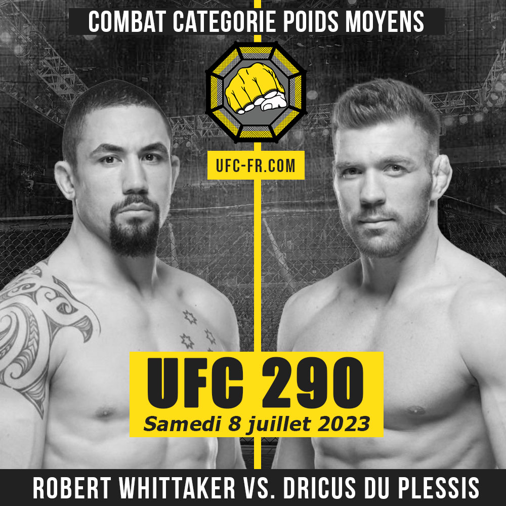 UFC 290 - Robert Whittaker vs Dricus Du Plessis