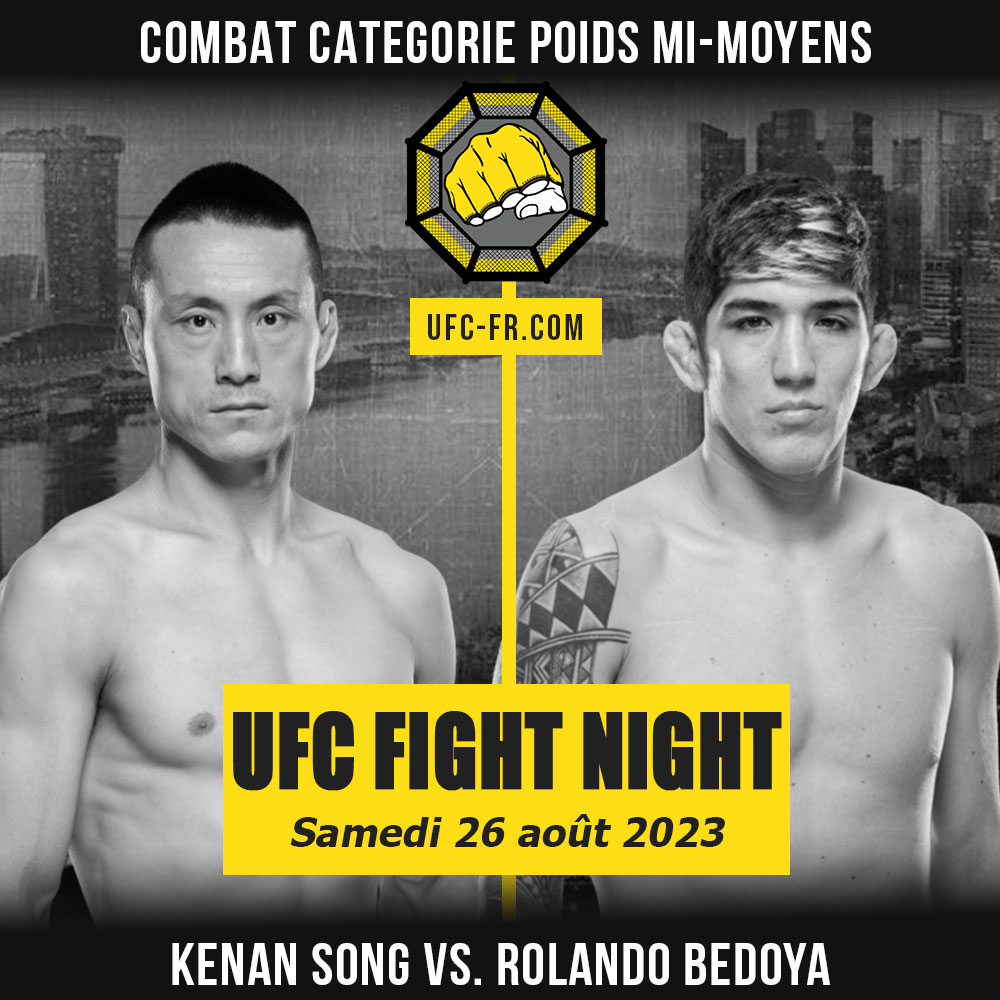 UFC ON ESPN+ 83 - Kenan Song vs Rolando Bedoya