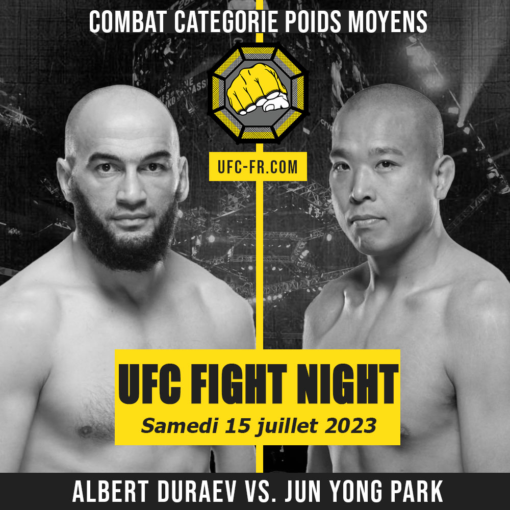 UFC ON ESPN 49 - Albert Duraev vs Jun Yong Park