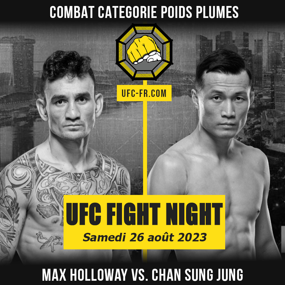 UFC ON ESPN+ 83 - Max Holloway vs Chan Sung Jung
